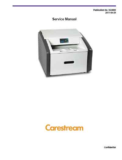 Сервисная инструкция Service manual на DryView 5700 [Carestream] [---]
