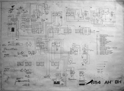 Схема электрическая, Electric scheme (circuit) на Стоматология Chiradent 654