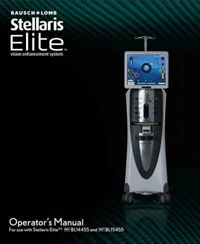 Инструкция оператора Operator manual на Stellaris Elite (BL14455 and BL15455) [Bausch+Lomb] [---]