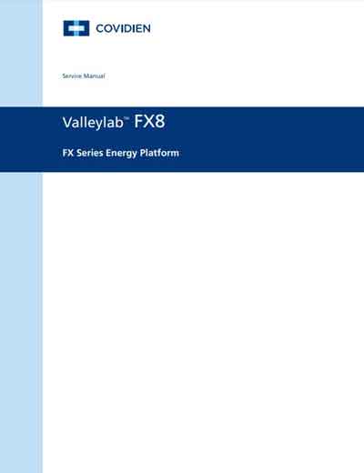 Сервисная инструкция, Service manual на Хирургия FX8 FX Series Energy Platform