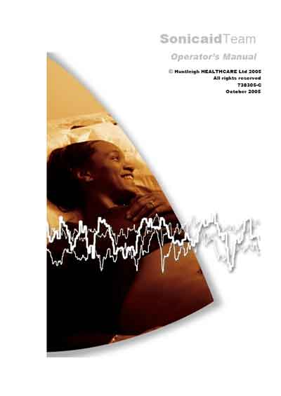 Инструкция пользователя User manual на Sonicaid Team (738305-C) [Huntleigh] [---]