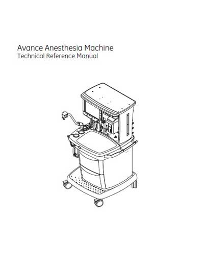 Техническая документация, Technical Documentation/Manual на ИВЛ-Анестезия Avance (S/5) 2007