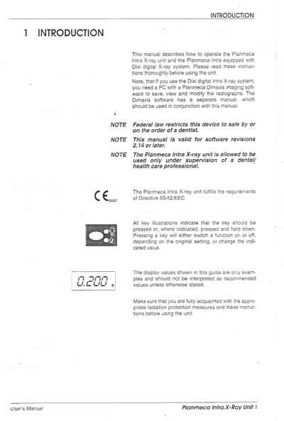 Инструкция пользователя, User manual на Рентген Intra
