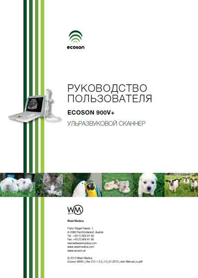 Руководство пользователя Users guide на Ecoson 900V+ (WestMedica) [---]