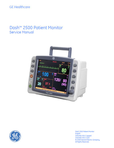 Сервисная инструкция, Service manual на Мониторы Dash 2500