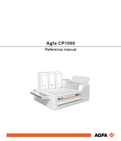 Справочные материалы, Reference manual на Рентген-Принтер CP 1000 (для обработки пленки)