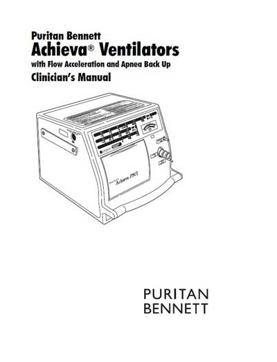 Инструкция пользователя, User manual на ИВЛ-Анестезия Achieva