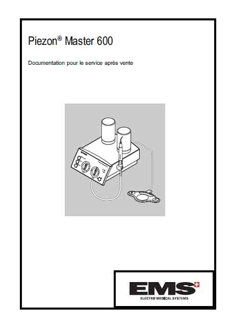 Сервисная инструкция, Service manual на Стоматология Piezon Master 600