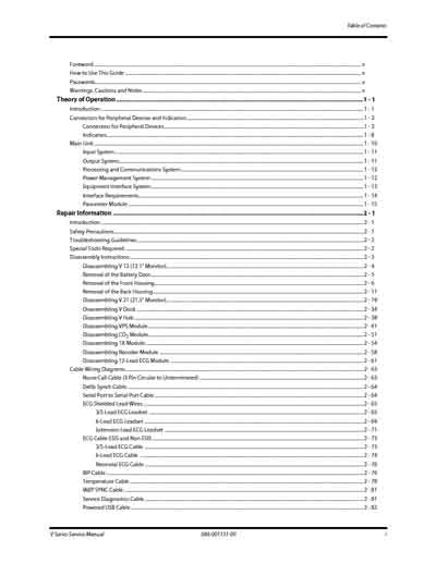 Сервисная инструкция, Service manual на Мониторы V Series