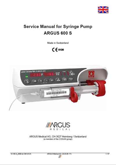 Сервисная инструкция, Service manual на Разное Инфузомат 600 S